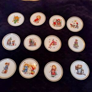 Hummel (Berta commissioned a set of 1 mini-plate for each month
